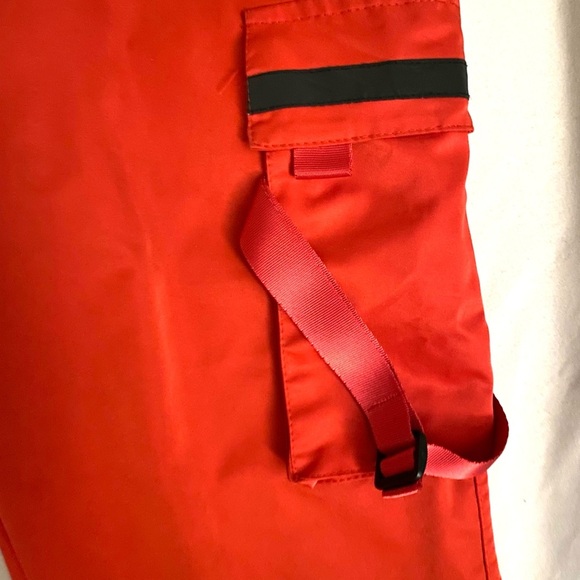 Men Cargo Pants Outdoor Straight Leg Trouser Loose Hip Hop Pocket Streetwear - Picture 3 of 10